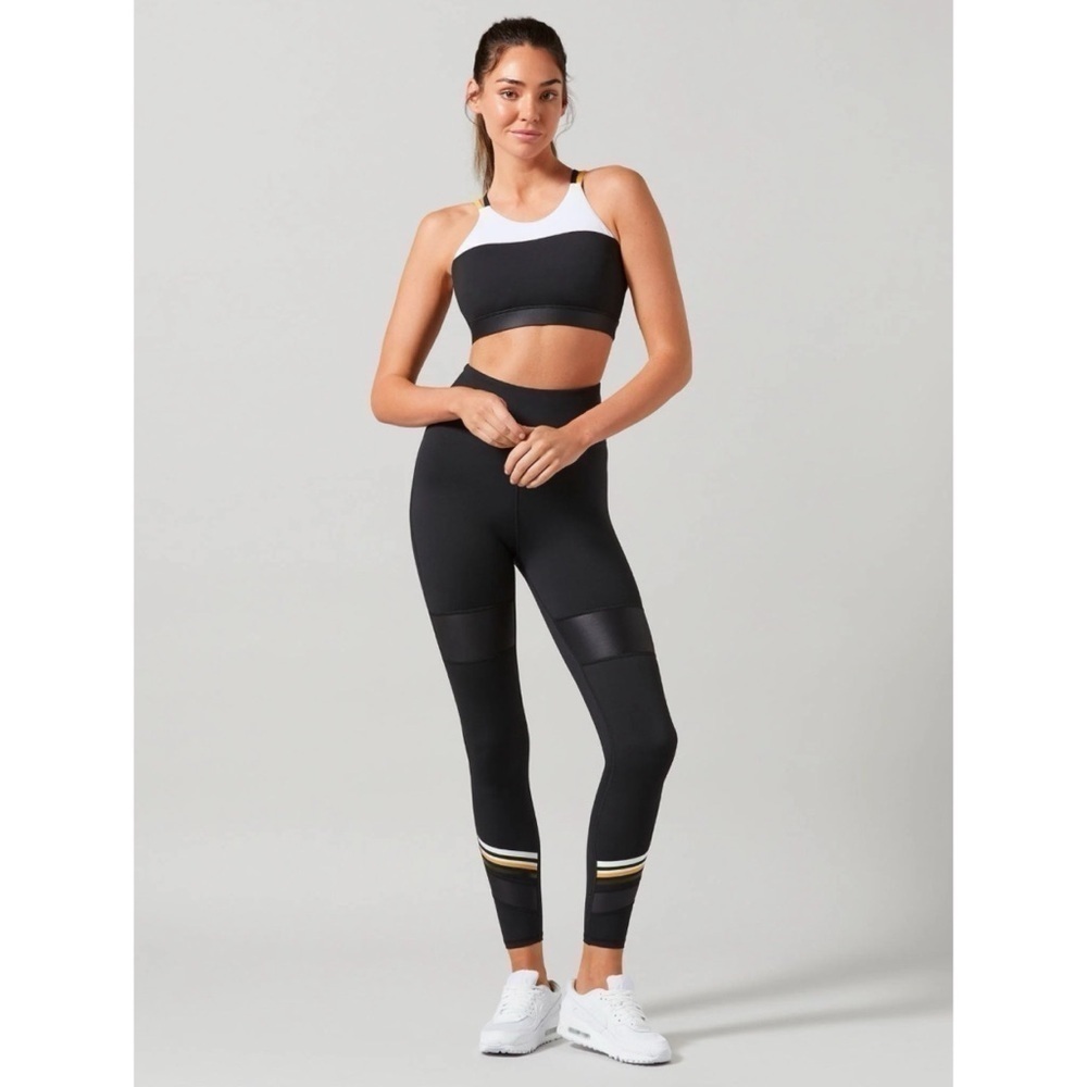 LILYBOD LEGGING TAYLOR-XR - BLACK & LEMON